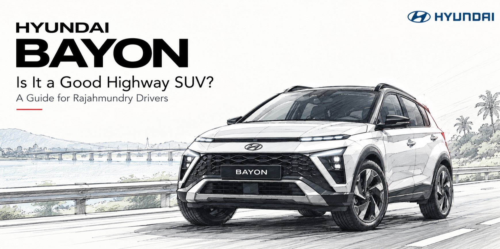 Hyundai Bayon for Highway Drives: NH-16 Comfort Guide