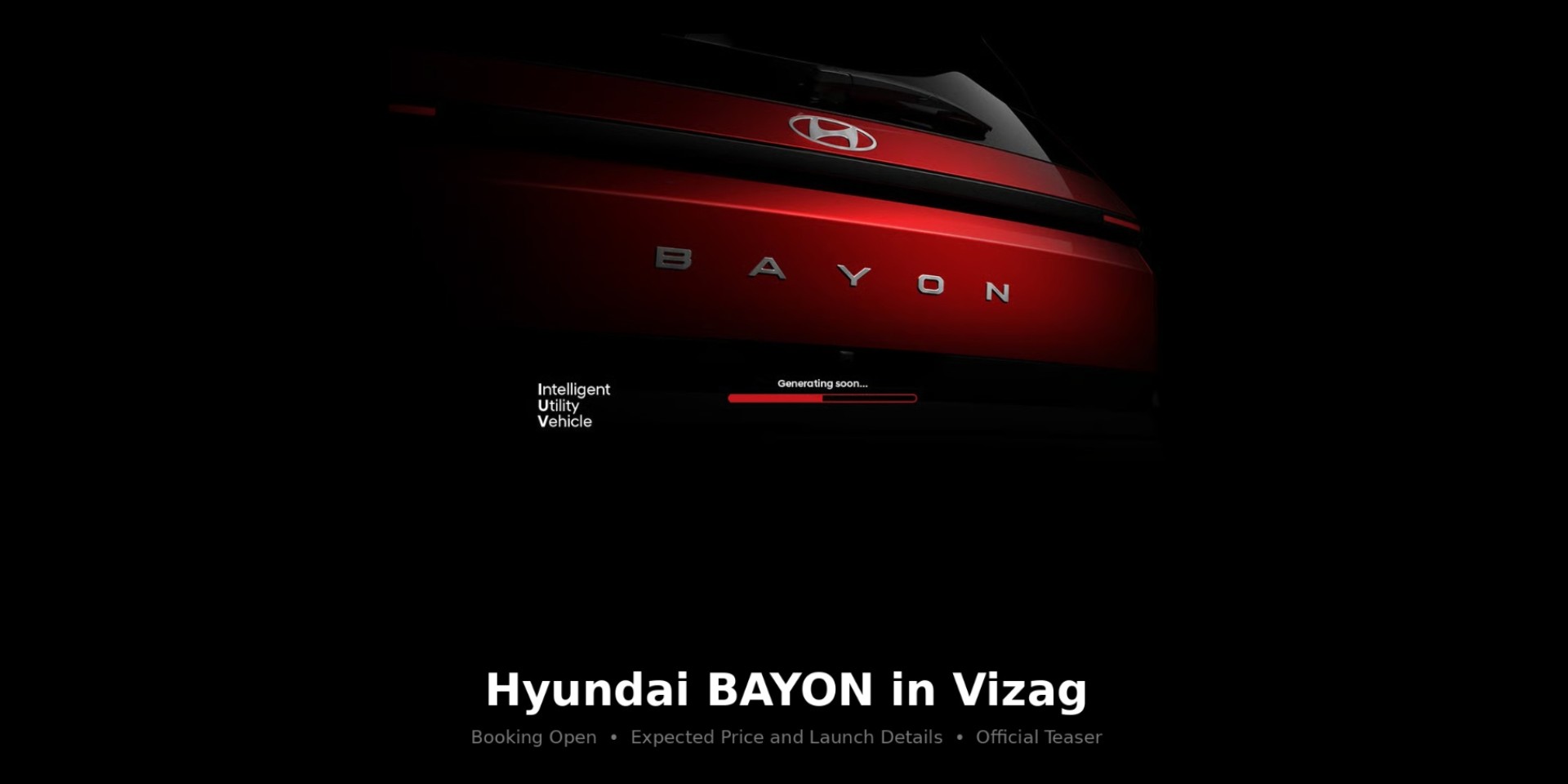 Hyundai Bayon Booking in Vizag | Expected Price & Launch