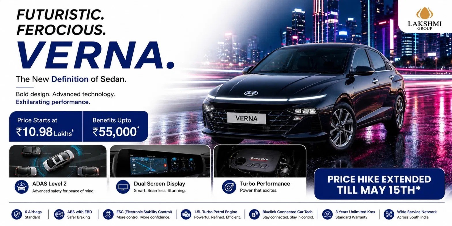 Hyundai Verna On-Road Price in Chennai 2026 | All Variants