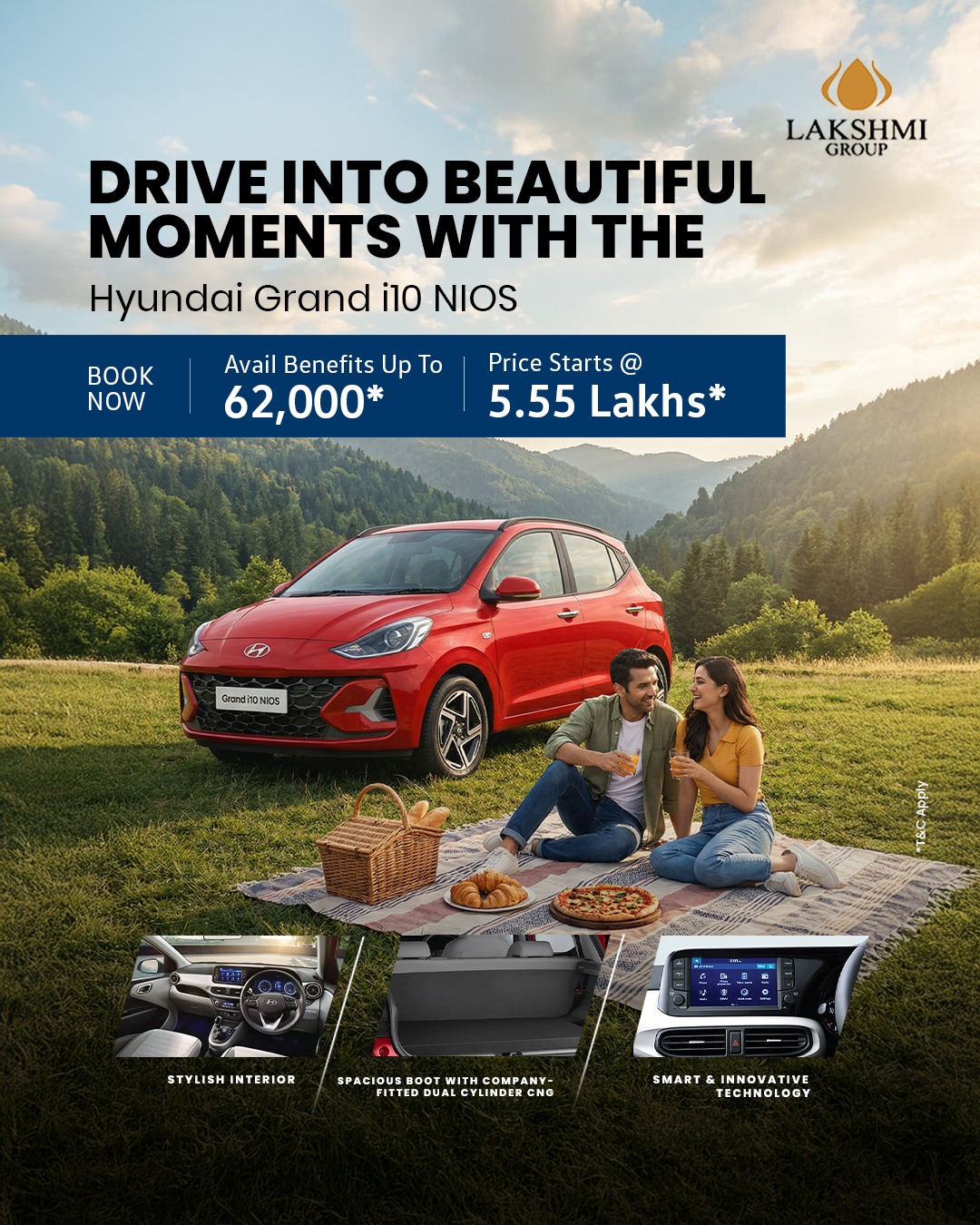 Hyundai Showroom in Bangalore | Grand i10 NIOS Offers at Lakshmi Hyundai