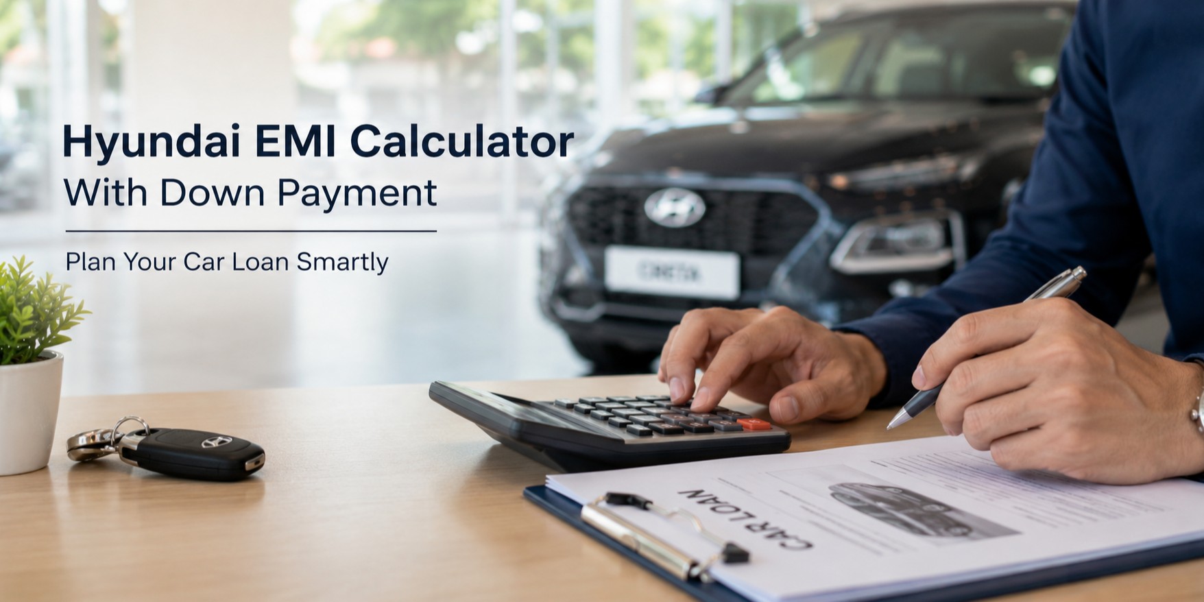 Hyundai EMI Calculator with Down Payment: Plan Your Car Loan Easily