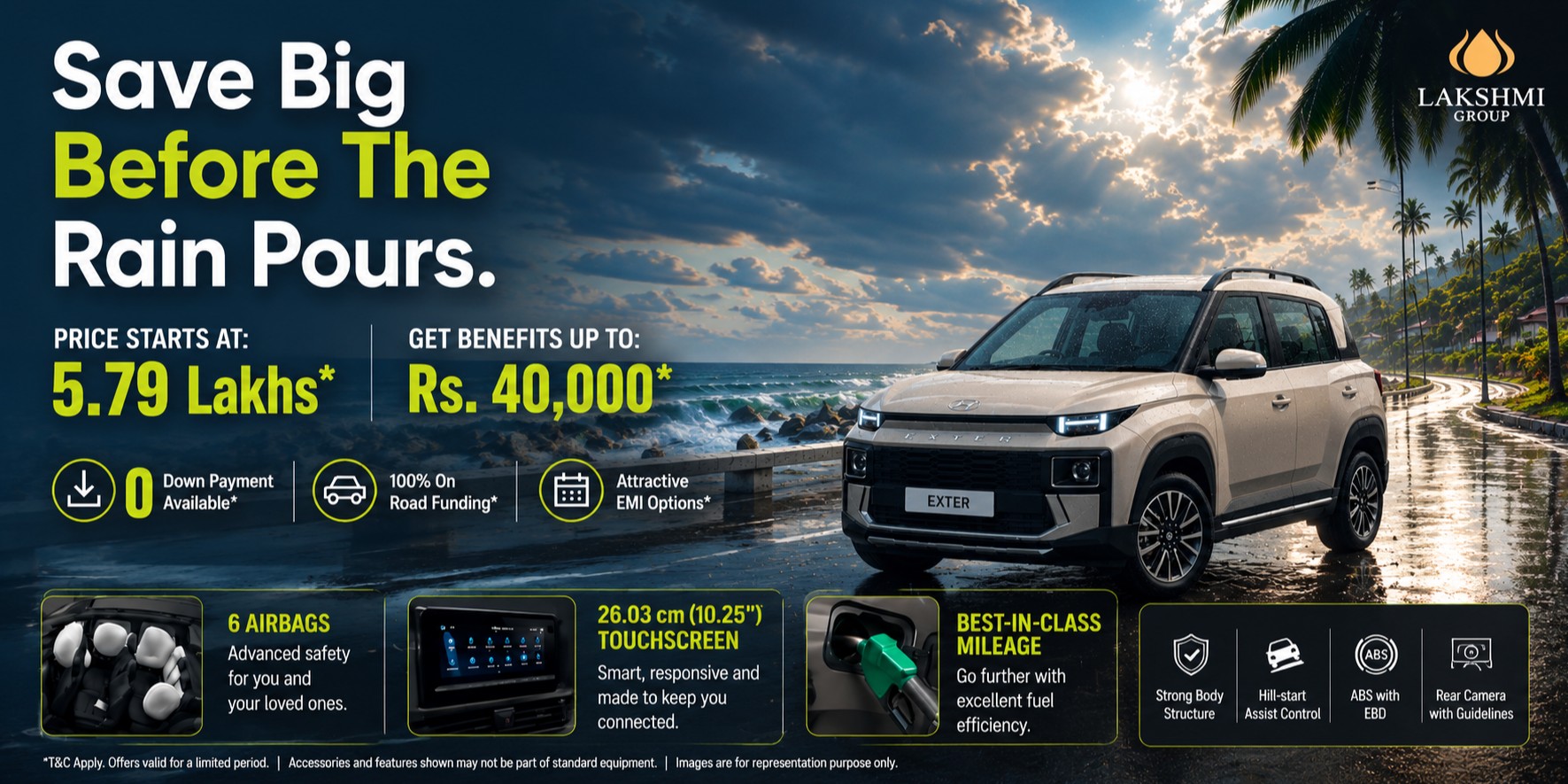 Hyundai Exter Monsoon Offer at Hyundai Dealers in Chennai