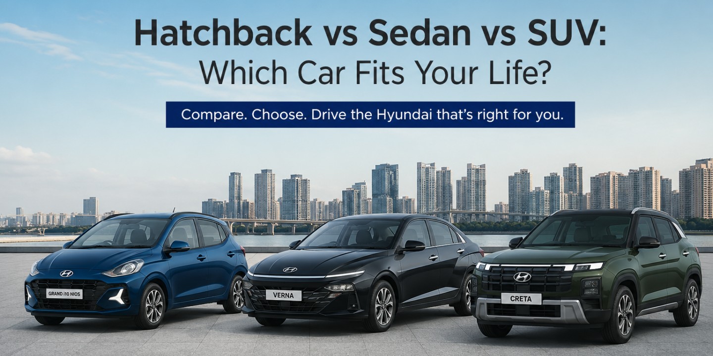 Hatchback vs Sedan vs SUV: Which Car Body Type Fits Your Lifestyle in Bengaluru?
