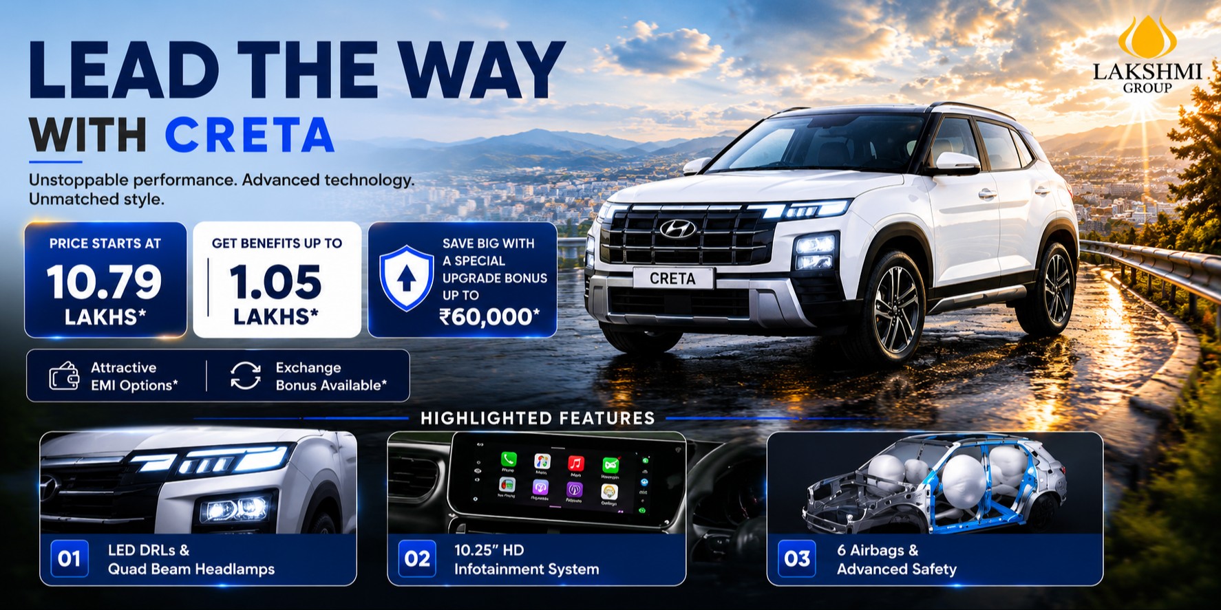 Hyundai Creta On-Road Price in Bangalore 2026 | All Variants