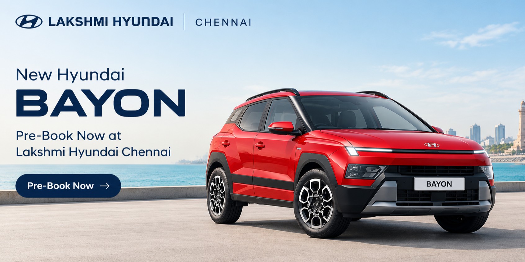 Hyundai BAYON Chennai – Features, Launch Date & Pre-Booking | Lakshmi Hyundai
