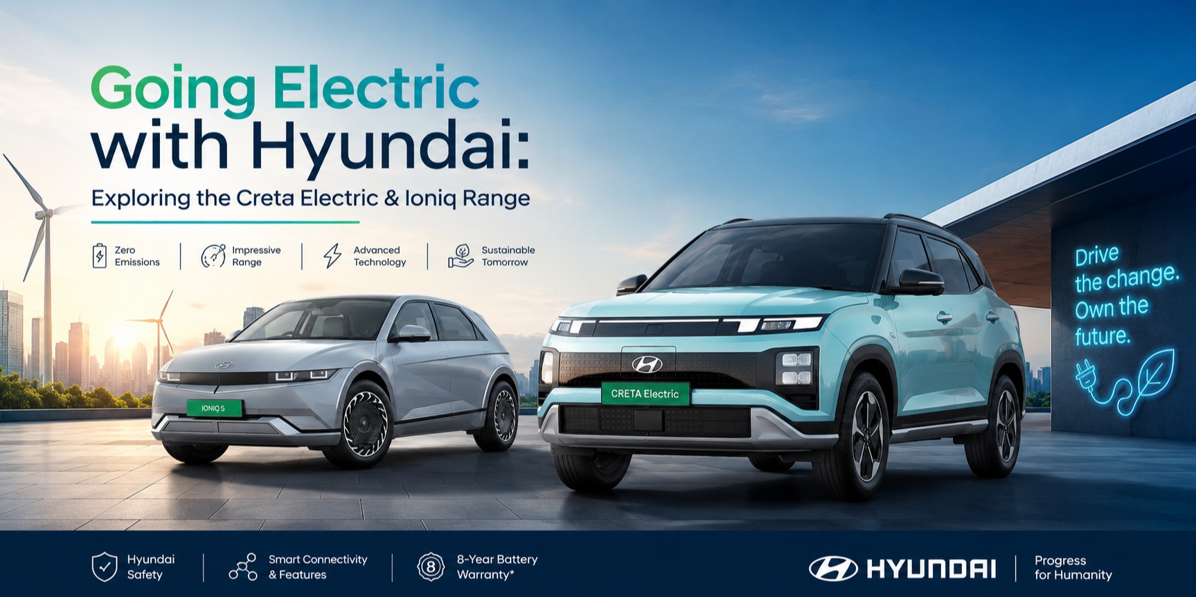 Going Electric with Hyundai: Exploring the Creta Electric & Ioniq Range